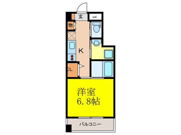 エスト茨木の物件間取画像